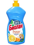 БИОЛАН Средство для мытья посуды Апельсин и Лимон 450гр